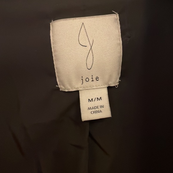 Joie Black Faux Leather Blazer - Picture 4 of 6